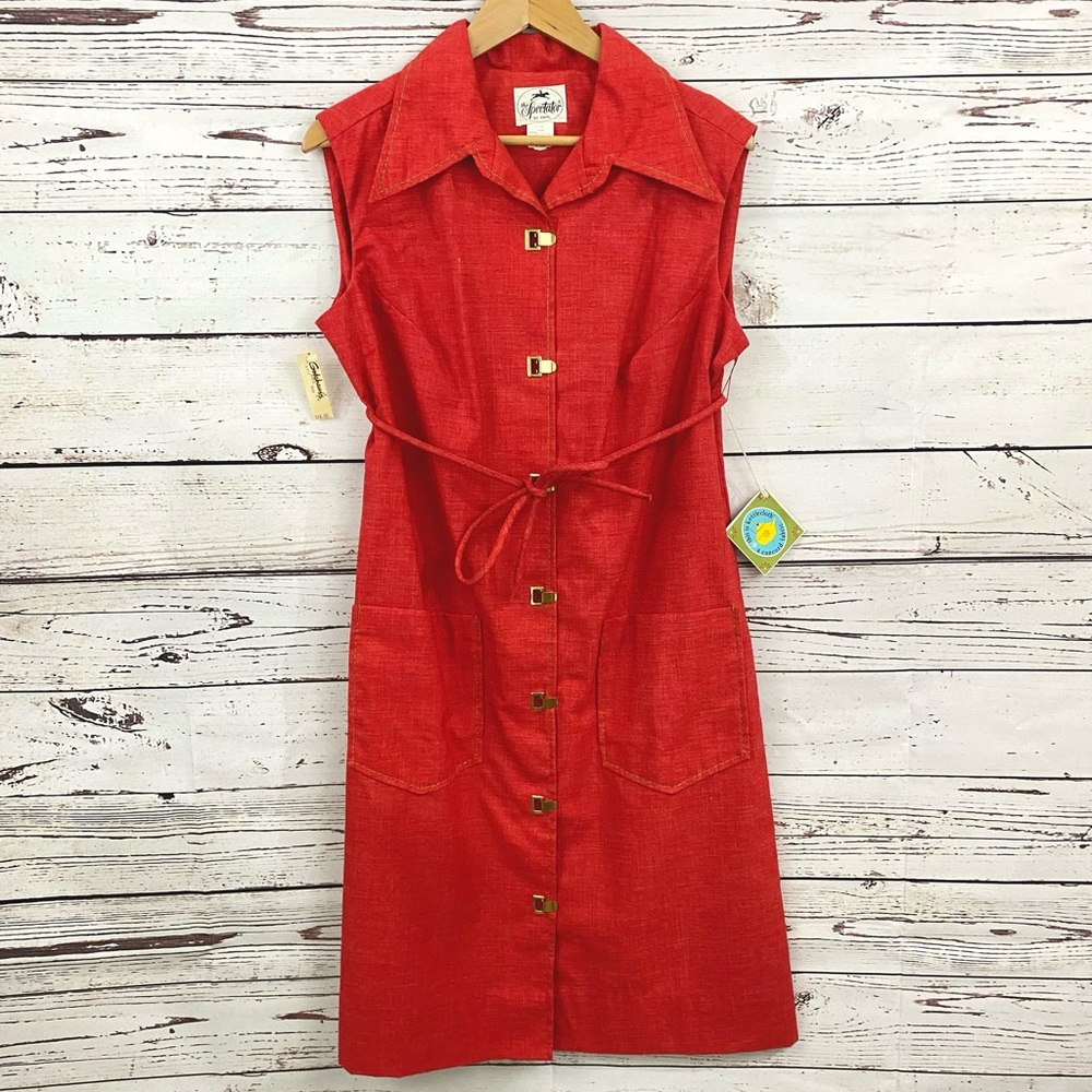 Vintage Spectator New York Kettlecloth Midi Dress